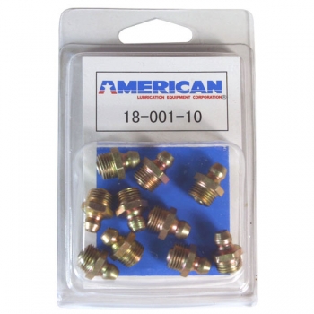 10 Piece 18-001 Grease Fitting Display Pack