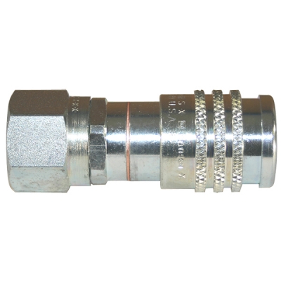 High Flow Series 3/8&quot; Capacity Industrial Interchange Air Coupler, 1/2&quot; NPT (F) Thread Size