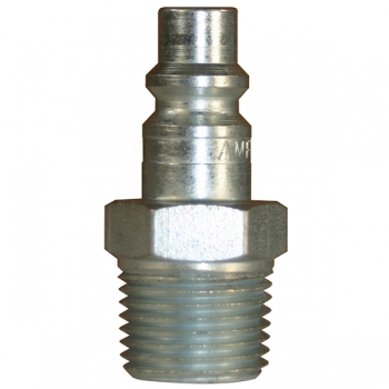 3/8&quot; Capacity Industrial Interchange Air Connector, 1/2&quot; NPT (M) Thread Size