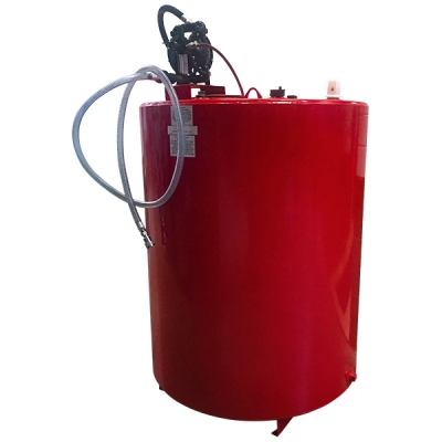 500-Gallon Single-Wall Vertical Round Tank Package for Waste Oil