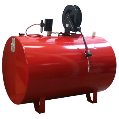 525-Gallon Single-Wall Horizontal Round Tank Package