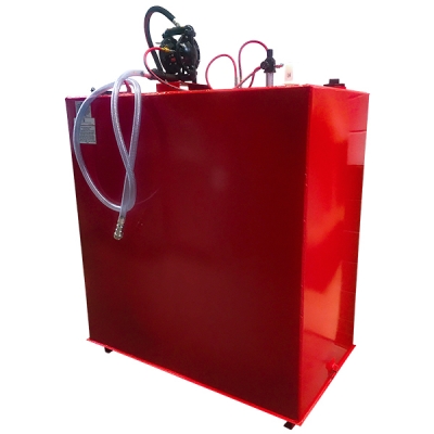 500-Gallon Single-Wall Cube Tank Package for Waste Oil