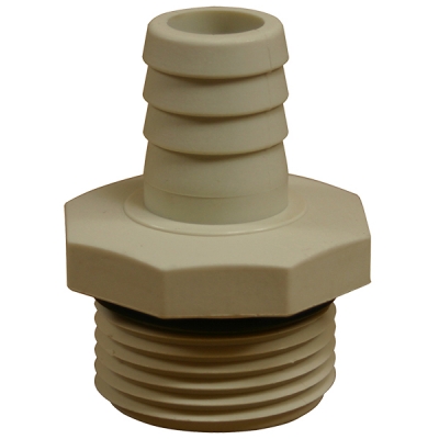 3/4&quot; Barb x 1&quot; BSP (M) Plastic Hose Tail Fitting for DEF