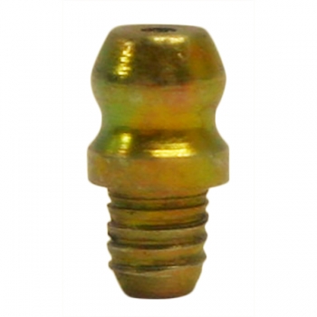3/16&quot; Drill Size, Straight, .49&quot; Long, Drive-Type Grease Fitting