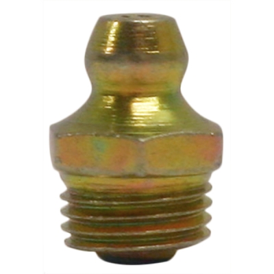 Metric 10 x 1 Taper, Straight, .60&quot; Long, Grease Fitting