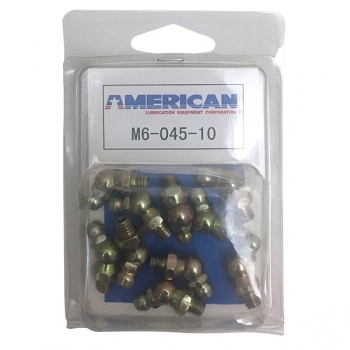 10 Piece M6-045 Grease Fitting Display Pack