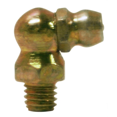 Metric 6 x 1 Taper, 90 Degree, .71&quot; Long, Grease Fitting