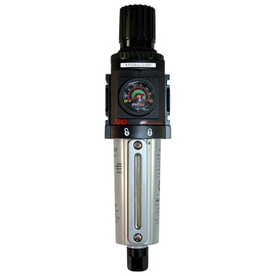3/8&quot; Module/Air 1500 Series Piggyback Filter/Regulator with Gauge