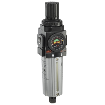 1/2&quot; Module/Air 2000 Series Piggyback Filter/Regulator with Gauge