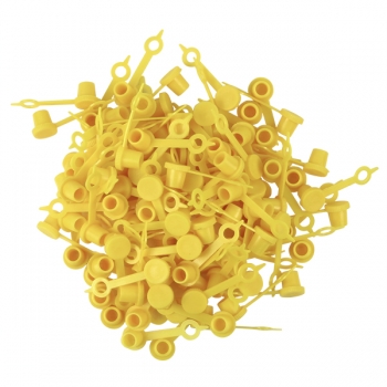Bag of 100 Yellow Fitting Caps