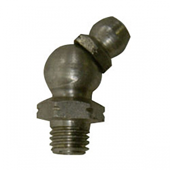 1/4&quot;-28 Taper, 45 Degree, .88&quot; Long, Stainless Steel Grease Fitting