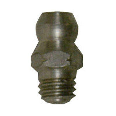 Metric 6 x 1 Taper, Straight, .53&quot; Long, Stainless Steel Grease Fitting