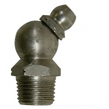 1/8&quot; PTF, 45 Degree, .97&quot; Long, Stainless Steel Grease Fitting