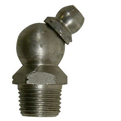 1/8&quot; PTF, 45 Degree, .97&quot; Long, Stainless Steel Grease Fitting