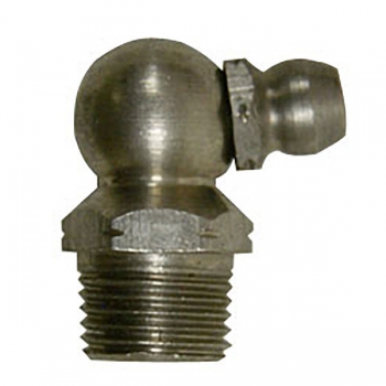 1/8&quot; PTF, 90 Degree, .82&quot; Long, Stainless Steel Grease Fitting
