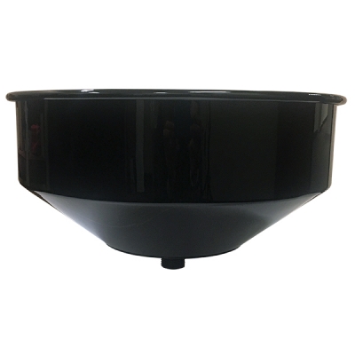 15&quot; Metal Replacement Bowl &amp; 24&quot; Plastic Expansion Funnel for TIM-315 Series Drains