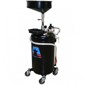 Self-Evacuating Pumpless Waste Oil Drain
