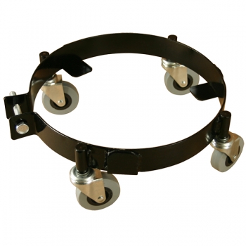 35-Pound Pail Band-Type Dolly with Four (4) Polypropylene Casters