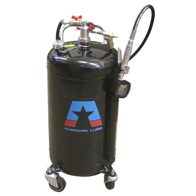 Heavy-Duty Pumpless 24-Gallon Metered Oil Dispenser