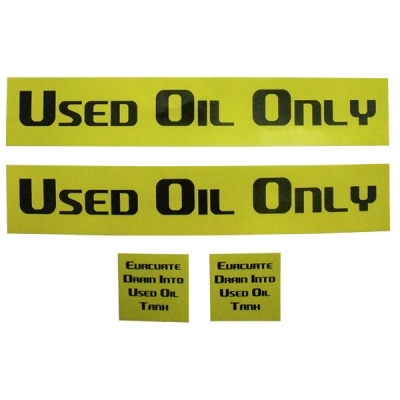 Waste Oil Label Kit