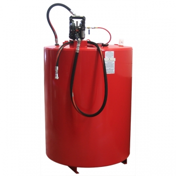 500-Gallon Double-Wall Vertical Round Tank Package for Waste Oil
