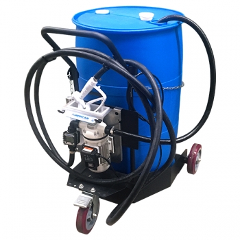 Portable 120-Volt DEF Pump Package with Manual Nozzle for 55-Gallon Drums