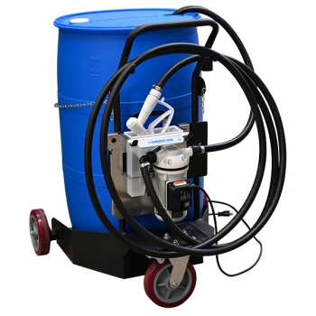 Portable 120-Volt DEF Pump Package with Manual Nozzle for 55-Gallon Drums