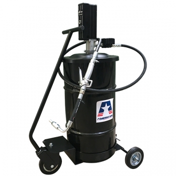 3:1 Portable Oil Dispenser for 16-Gallon Drums with Cart