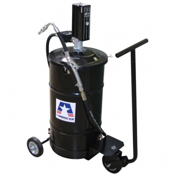 5:1 Portable Oil Dispenser for 16-Gallon Drums with Cart