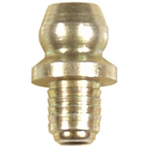 3/16&quot; Drill Size, Straight, .5&quot; Long, Drive-Type Grease Fitting