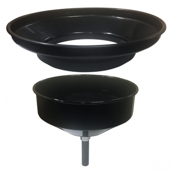 15&quot; Metal Replacement Bowl &amp; Expansion Funnel for TIM-315-1A &amp; TIM-315-A Waste Oil Drains