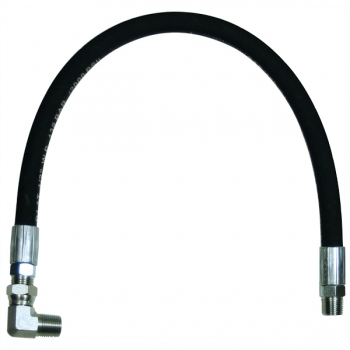 1/2&quot; x 2&#039; Oil Hose with Ninety Swivel