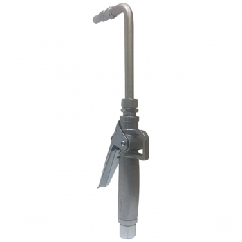 Non-Metered Control Handle for Gear Oil with Rigid Extension &amp; 90 Degree Manual Non-Drip Nozzle